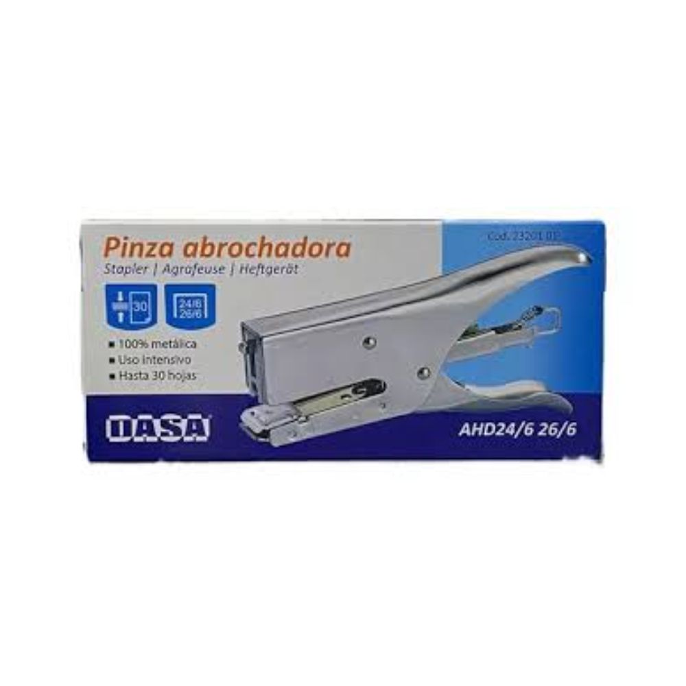 ABROCHADORA DASA PINZA 24/6  26/ P/ 30 HJS LIBRERIA