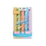 RESALTADOR MOOVING GLITTER METALLIC x 5