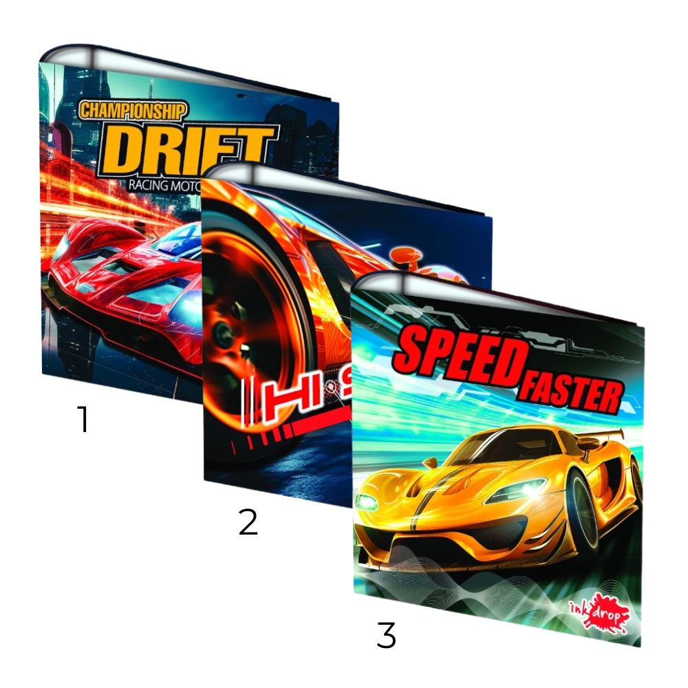 1348_1 CARPETA 3x40 INKDROP CARS - Imagen 1