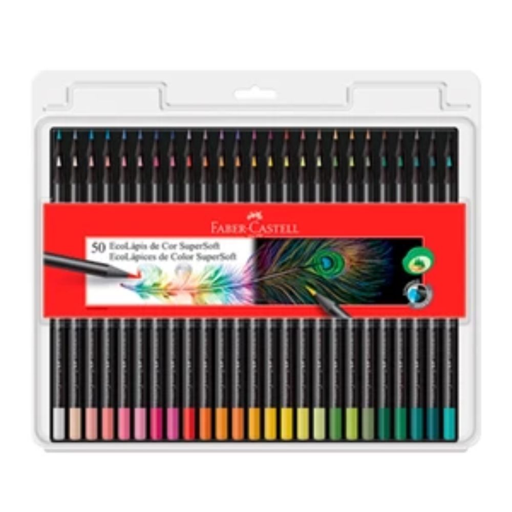 1382_0 COLORES FABER CASTELL SUPER SOFT X 50 - Imagen 1
