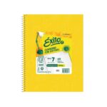CUADERNO 21x27 EXITO C/ESP RAYADO x 60 hjs AMARILLO