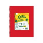 CUADERNO 21x27 EXITO C/ESP RAYADO x 60 hjs ROJO