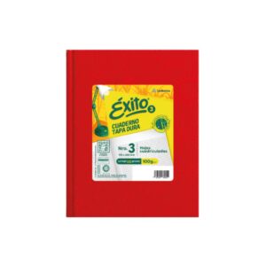CUADERNO N°3 EXITO x 100 hjs ROJO