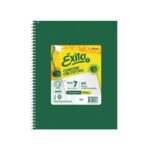 CUADERNO 21x27 EXITO C/ESP CUAD x 100 hjs VERDE