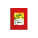 CUADERNO N°1 EXITO x 100 hjs ROJO