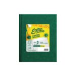 CUADERNO N°3 EXITO x 100 hjs VERDE