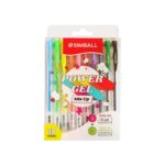 ROLLER GEL SIMBALL x 10 FLUO + CLASICO