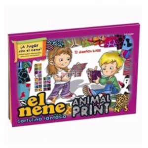 BLOCK EL NENE N°5 ANIMAL PRINT