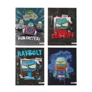 CUADERNO 16x21 MOOVING T/DURA ZOMBIES