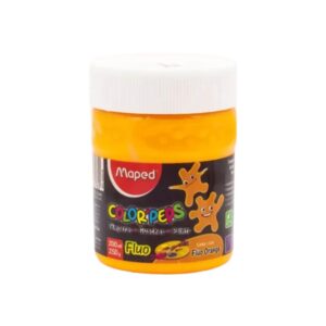 TEMPERA MAPED FLUO 250 g NARANJA