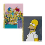 CUADERNO 29.7 T/SEMIRIGIDA SIMPSONS 80 HJS