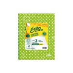 CUADERNO N°3 EXITO 48 hjs LUNARES VERDE MANZANA