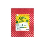 CUADERNO N°3 EXITO 48 hjs LUNARES ROJO