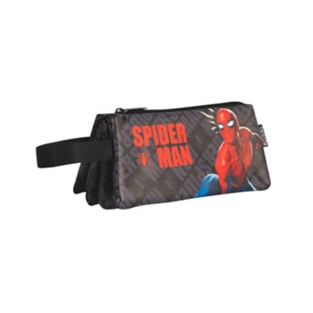 2606_0 CARTUCHERA MOOVING CUADRUPLE SPIDERMAN - Imagen 1