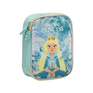 CARTUCHERA SNOW PRINCESS CAJA C/DIVISION ART 20402