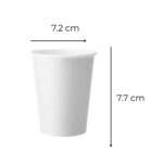 VASO POLIPAPEL BLA 6 OZ