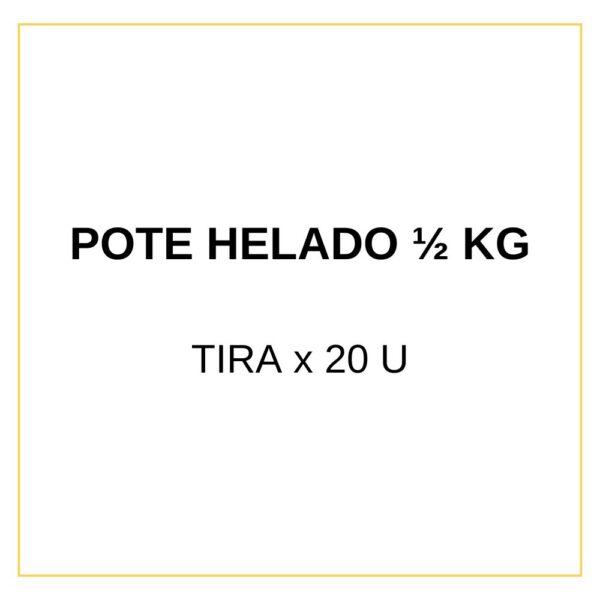 POTE HELADO 1/2 kg - Imagen 2