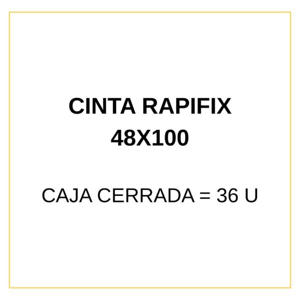 CINTA RAPIFIX 48*100 TRANS - Imagen 2