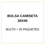 BOLSA CAMISETA 30x40 - Imagen 2