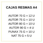 RESMA PUNAX A4 75 g - Imagen 2