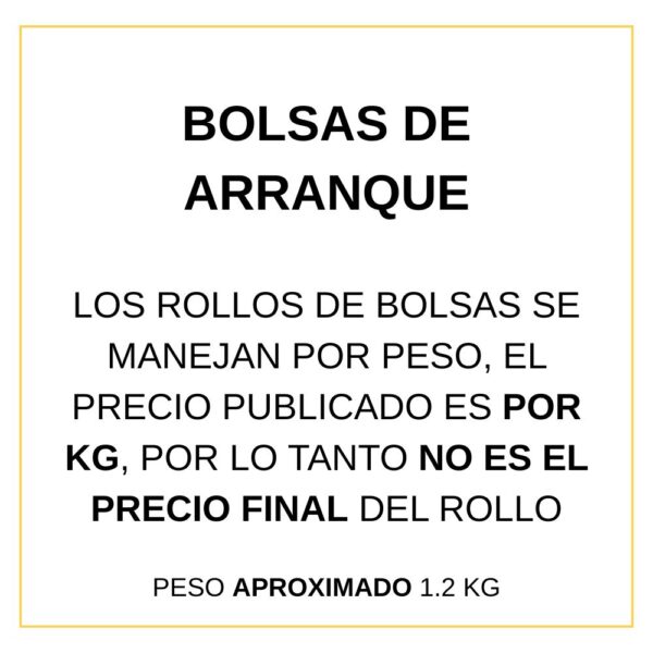 ARRANQUE BAJA DENSIDAD X KG - Imagen 3