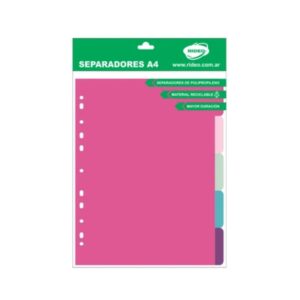 SEPARADOR A4 RIDEO PP NEON
