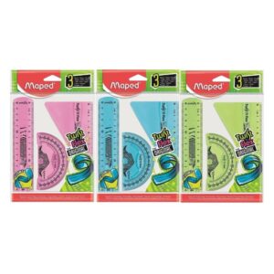 SET GEOMETRIA MAPED FLEXIBLE x 3