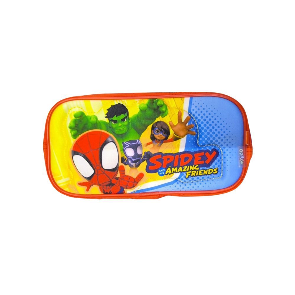 3478_0 CARTUCHERA CRESKO RECTANGULAR SPIDEY GROUP - Imagen 1