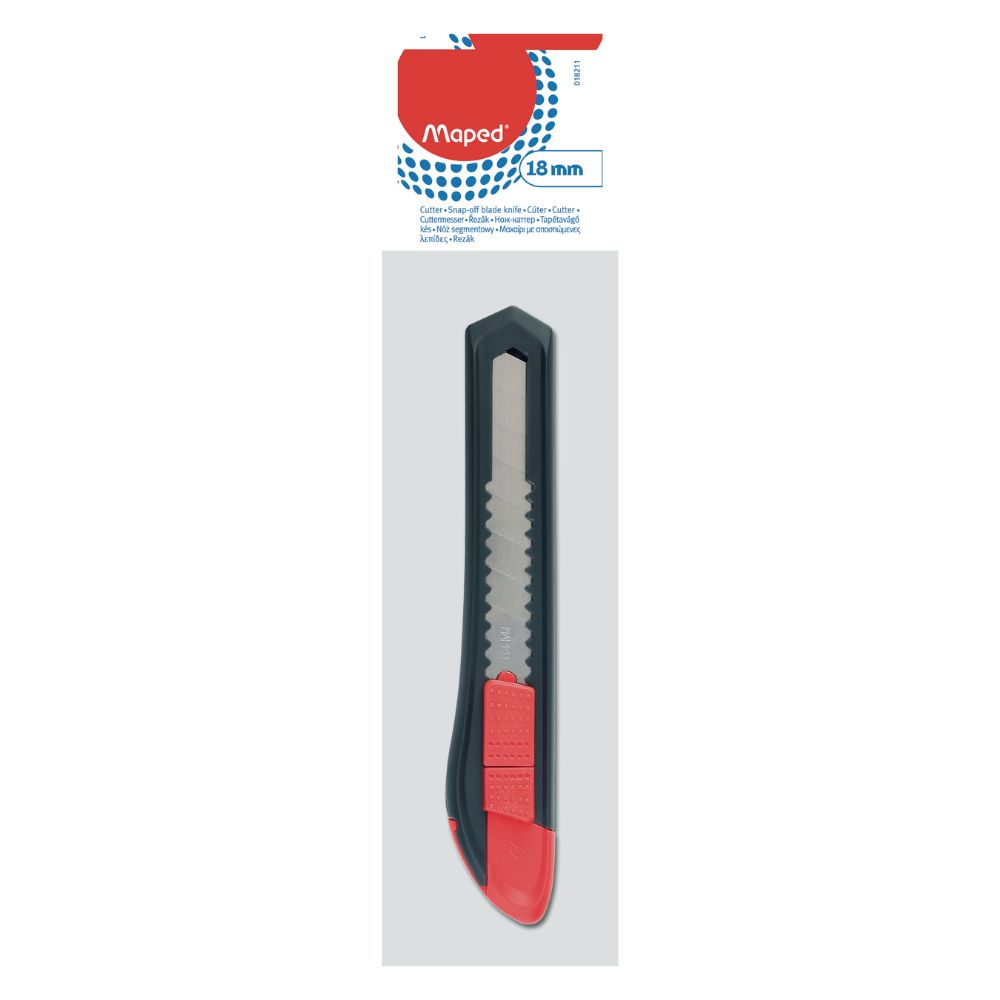 40_1 CUTTER PLASTICO GRANDE 18 mm - Imagen 1