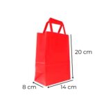 BOLSA ACUARIO 14x20 ROJO