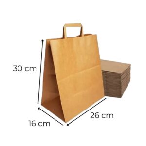 BOLSA ACUARIO KRAFT 26x30 (BASE ANCHA)