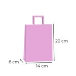 BOLSA ACUARIO 14x20 ROSA