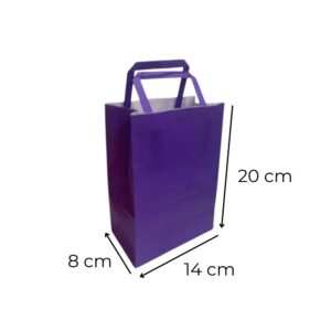 BOLSA ACUARIO 14x20 VIOLETA