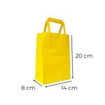 BOLSA ACUARIO 14x20 AMARILLA