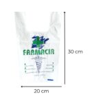 BOLSA CAMISETA FARMACIA" 20x30"