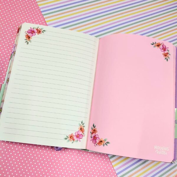 CUADERNO A5 MOOVING NOTES GARDEN x 96 hjs - Imagen 2