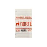 REPUESTO AGENDA NORTE 7.5x10 N°40 RAY/CUAD