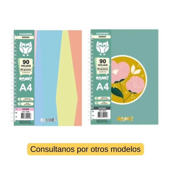 CUADERNO 29.7 ROME 90 hjs - Imagen 2