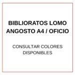 BIBLIORATO OFICIO LOMO ANGOSTO NEGRO - Imagen 2