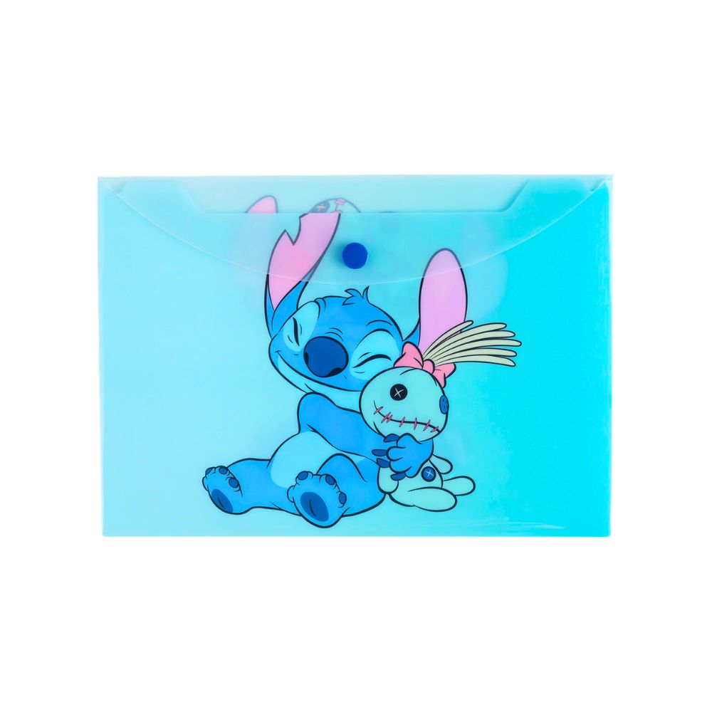 1501_1 SOBRE PLASTICO A5 C/BOTON STITCH - Imagen 1