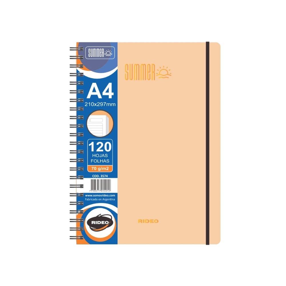 2238_0 CUADERNO 29.7 RIDEO x 120 hojas - Imagen 1