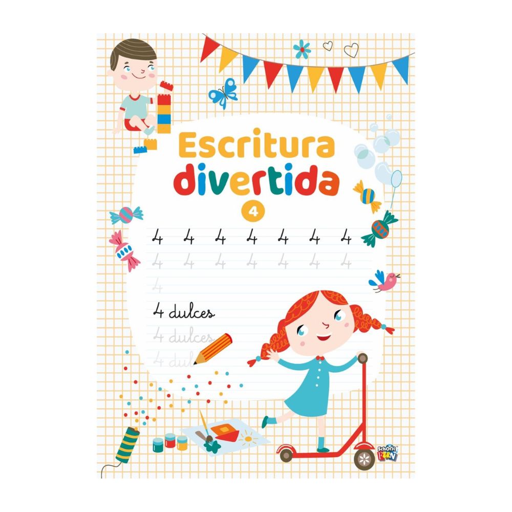 2710_0 LIBRO ESCRITURA DIVERTIDA 4 - Imagen 1