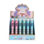 BOLIGRAFO WERO 8 COLORES CAT CIRCUS