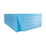CAJA ARCHIVO PLASTICO OFICIO PASTEL CELESTE