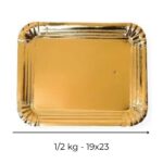 BANDEJA CARTON DORADO REC 1/2 kg