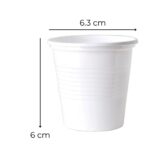 VASO DESCARTABLE BLANCO 110 cc x 100
