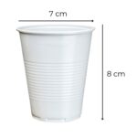VASO DESCARTABLE BLANCO 180 cc s.a x 100