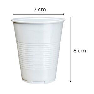 VASO DESCARTABLE BLANCO 180 cc s.a x 100
