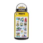 STICKERS WERO UV TRANSFER A PRUEBA DE AGUA MINIONS x 2 PLANCHAS