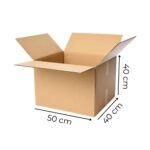CAJA CARTON EMBALAJE 50x40x40